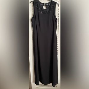 Liz Claiborne NIGHT Evening Gown with bejeweled overcoat